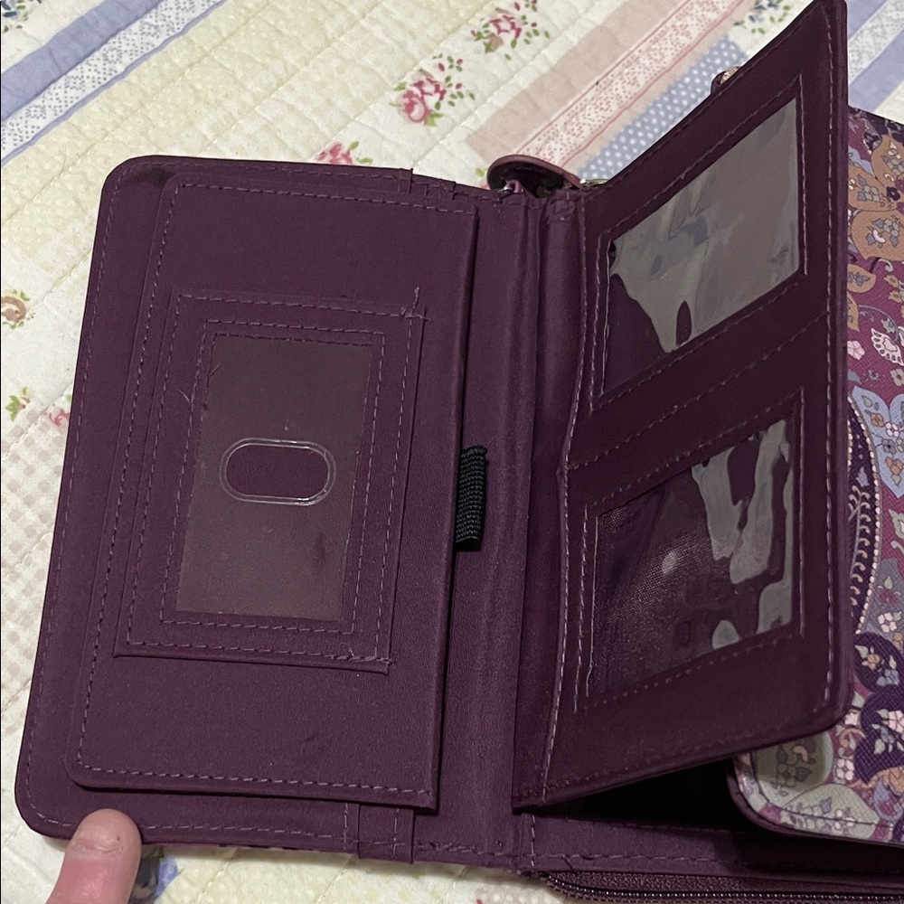 MUNDI Floral Patterned BIG FAT WALLET - Picture 3 of 6